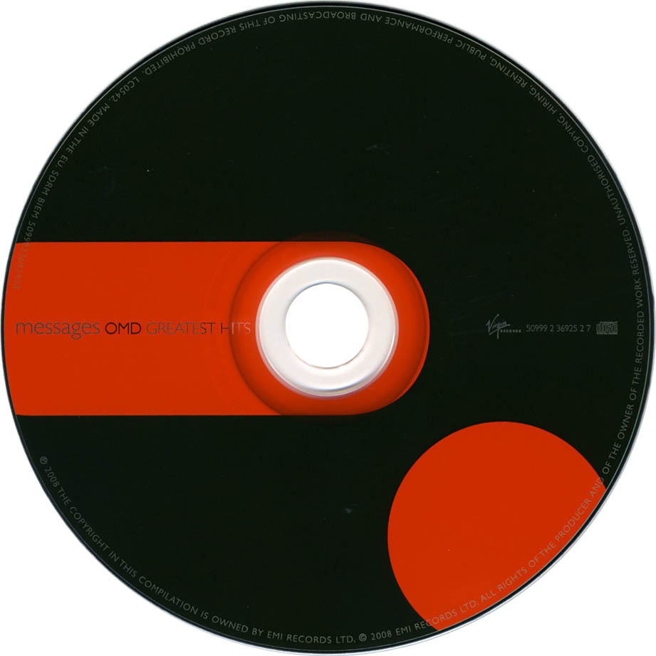 Orchestral Manoeuvres In The Dark  Messages Omd Greatest Hits : CD